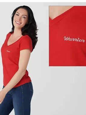 Rachel Hollis Ltd. Perfect Tee-Red-XS-A354045-NEW